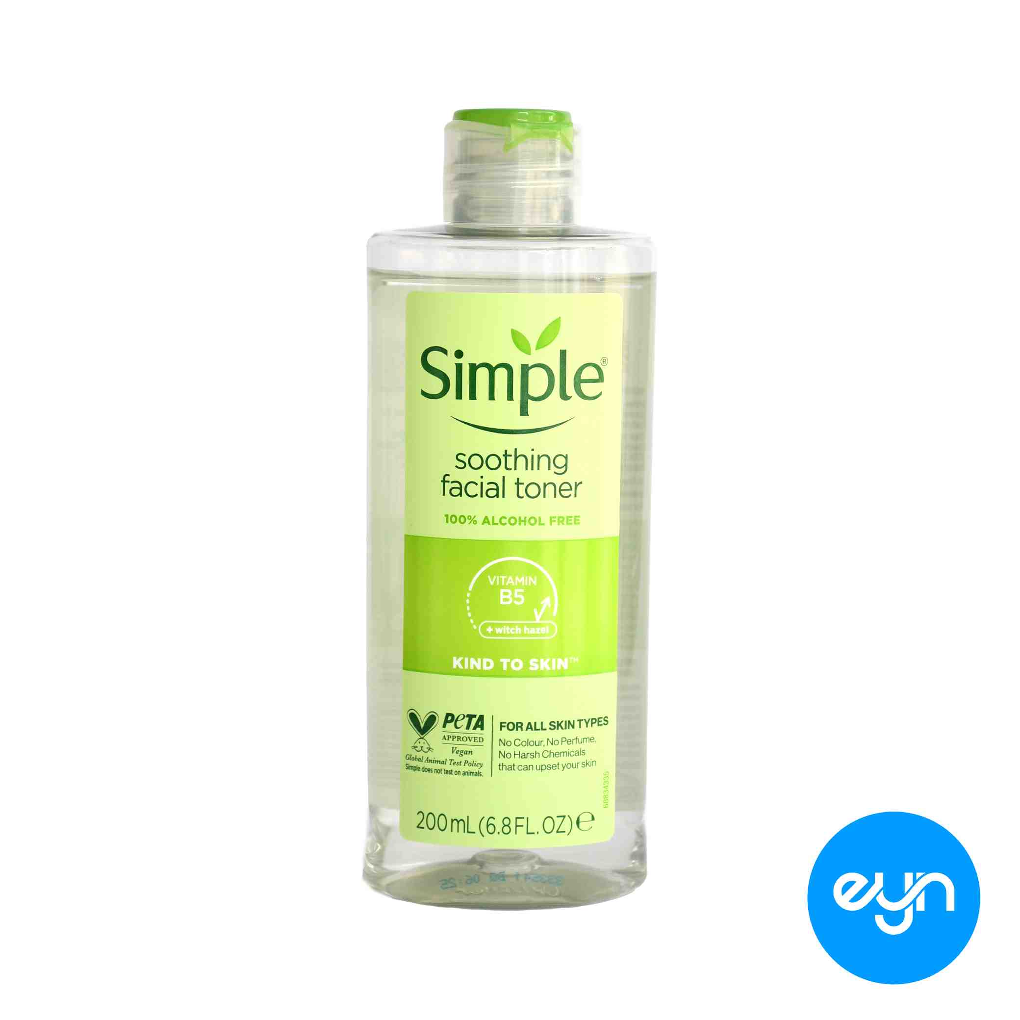 تونر سيمپل لهستاني 200 ميل مدل soothing facial toner 