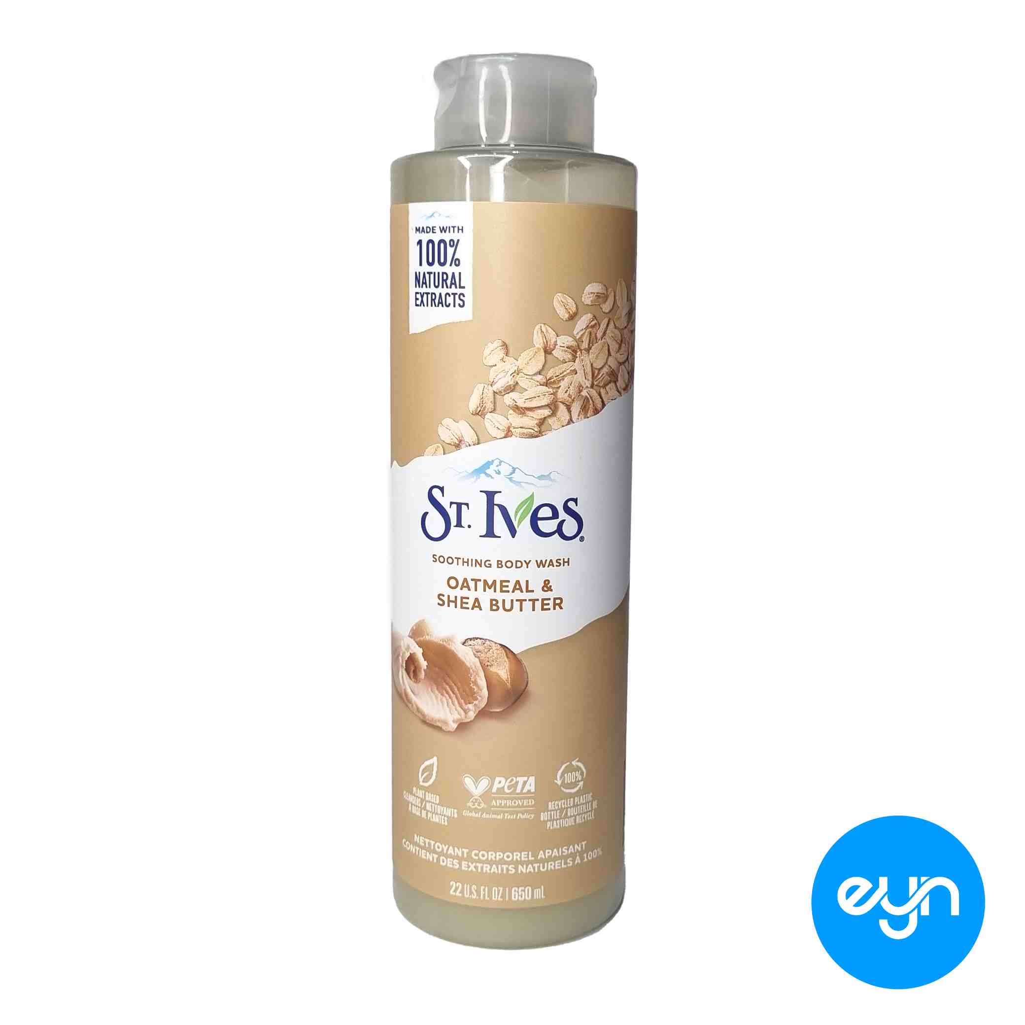 شامپو بدن سنت ايوز آمريکايي 650 ميل مدل  oatmeal & shea butter 